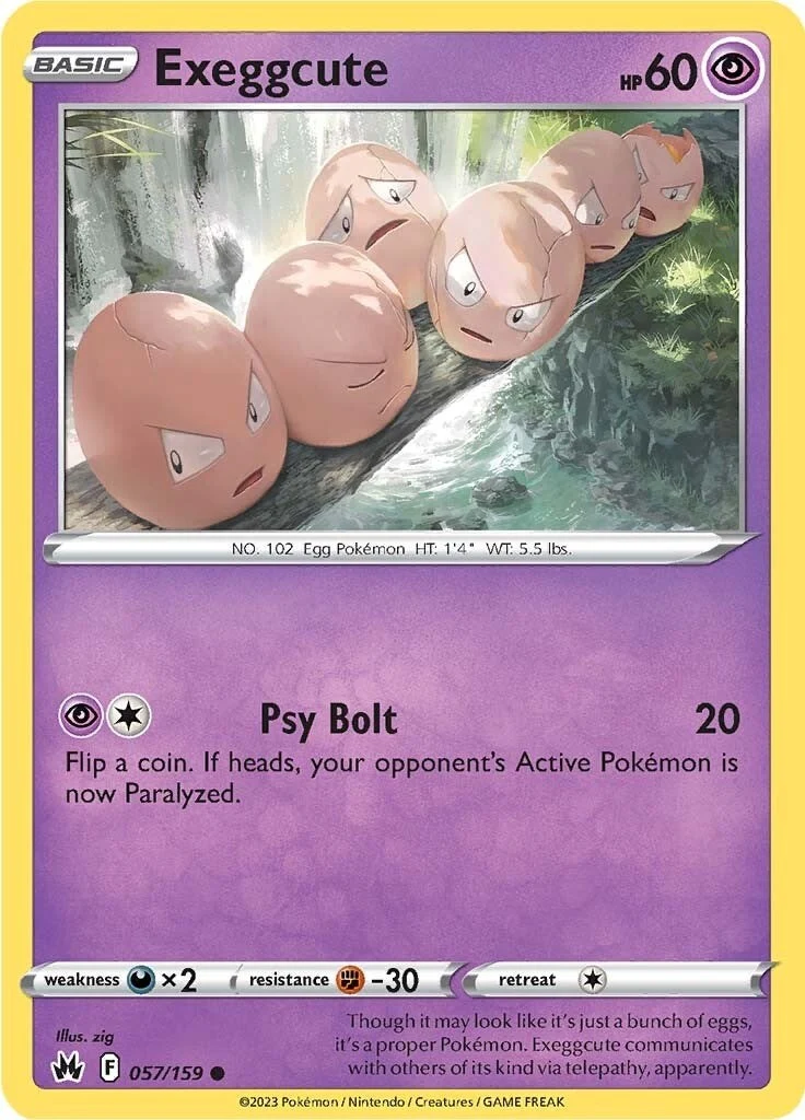 Exeggcute (057/159) (Crown Zenith)