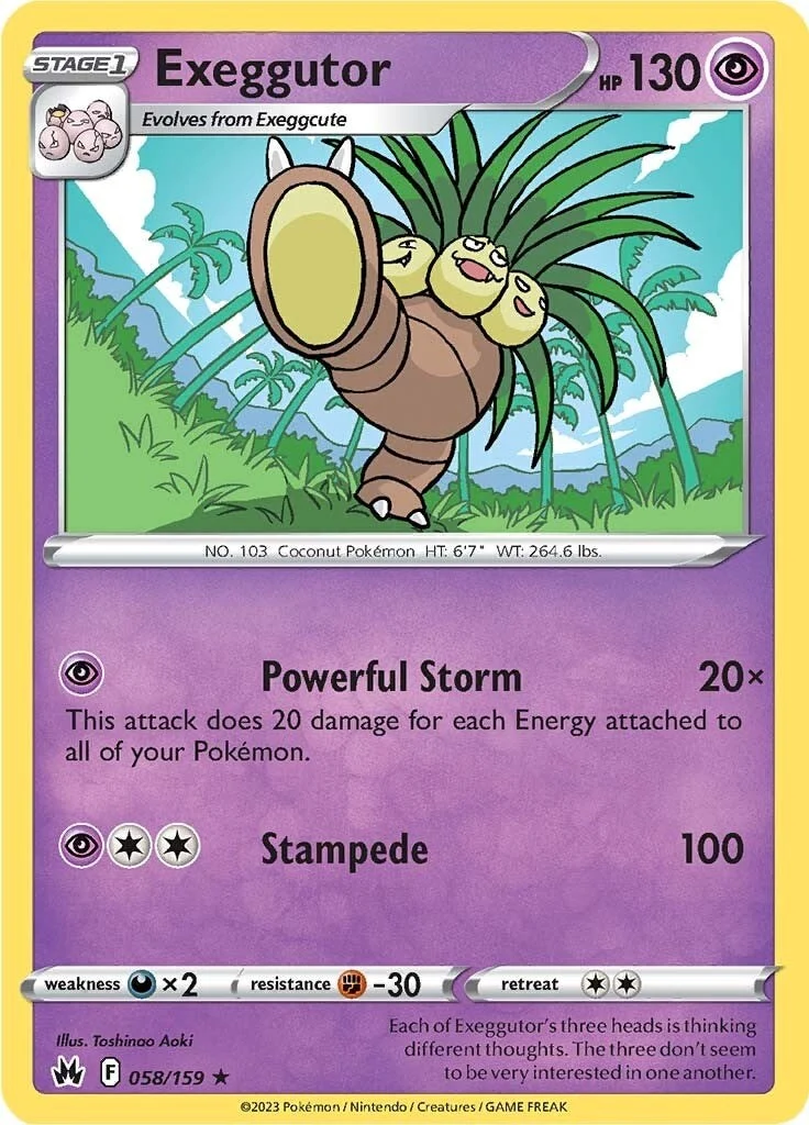 Exeggutor (058/159) (Crown Zenith)
