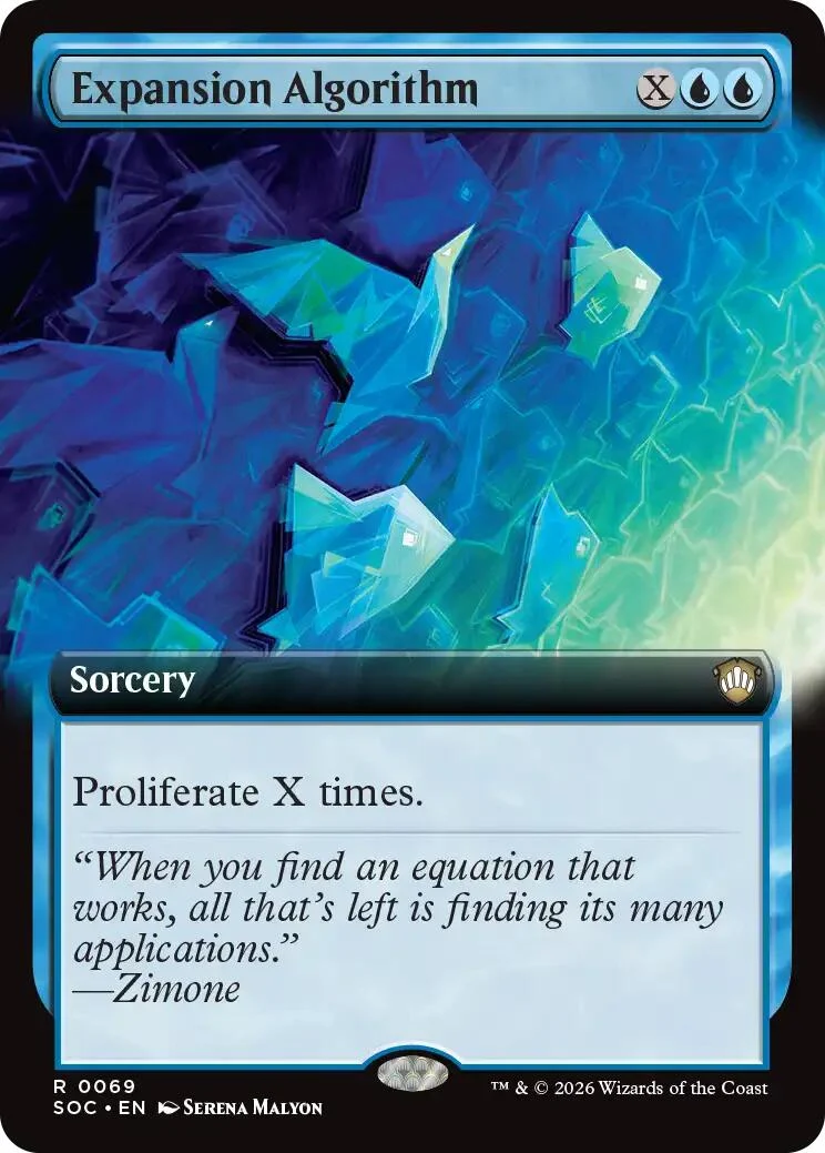 Expansion Algorithm (Extended Art) (69) (Secrets of Strixhaven)