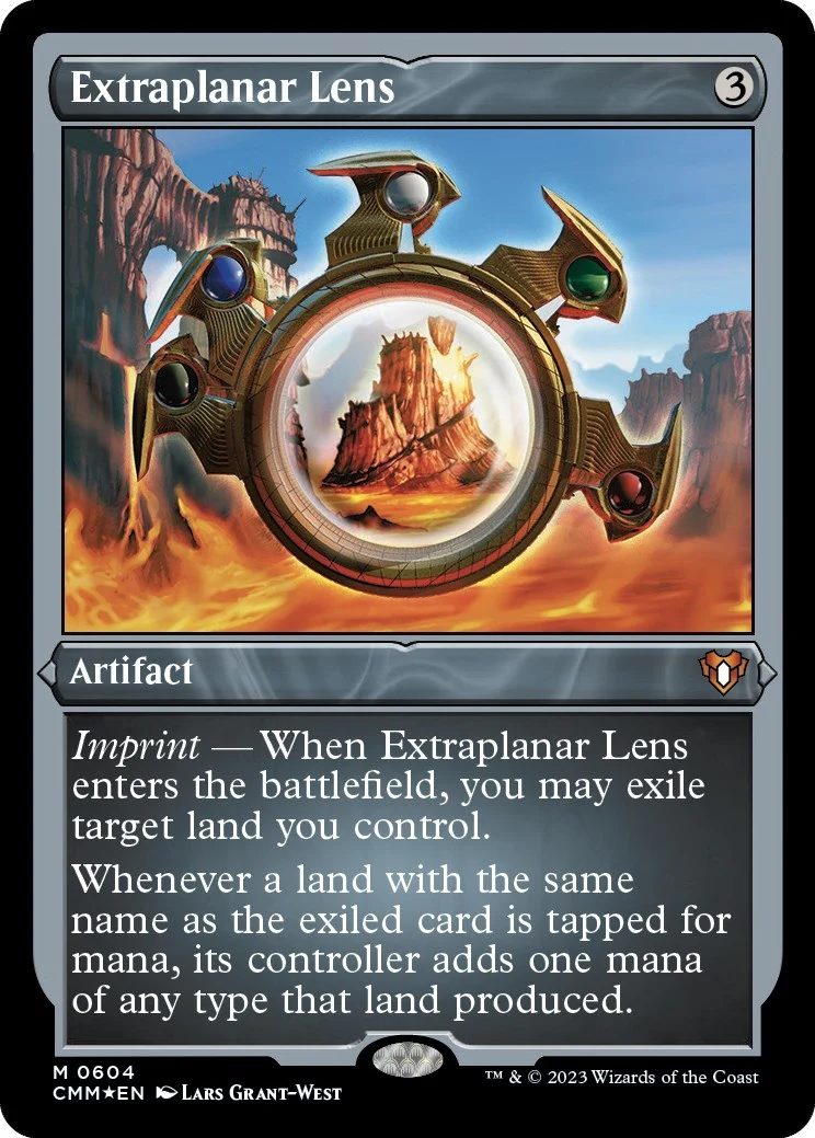 Extraplanar Lens (Foil Etched) (604) (Commander Masters)