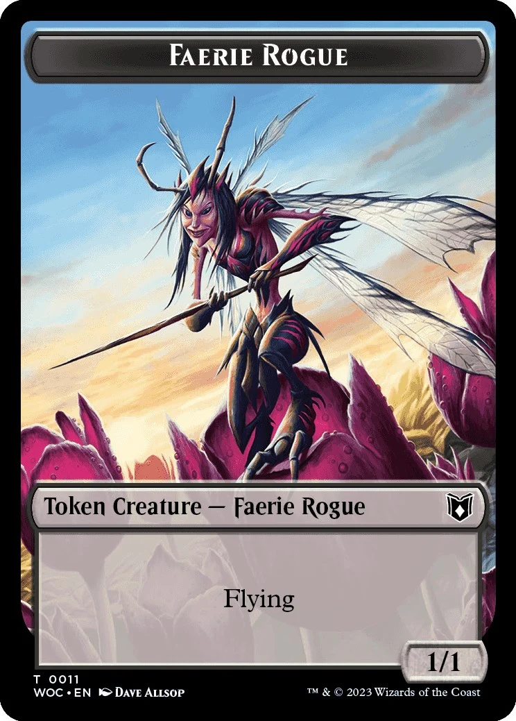 Faerie Rogue (0011) // Pirate Double-Sided Token (11 // 12)