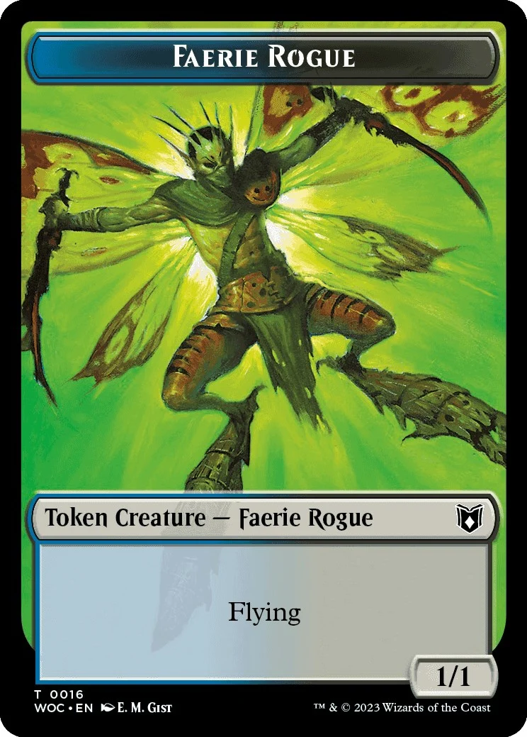 Faerie Rogue (0016) // Copy Double-Sided Token (16 // 4)