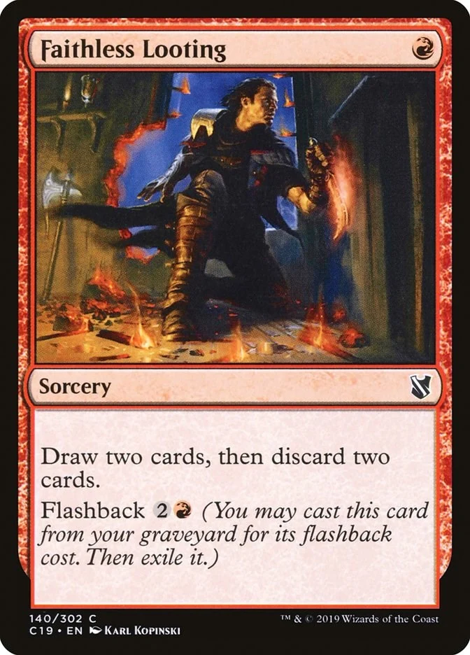 Faithless Looting (140) (Commander 2019)
