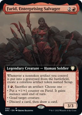 Farid, Enterprising Salvager (Extended Art) (60)