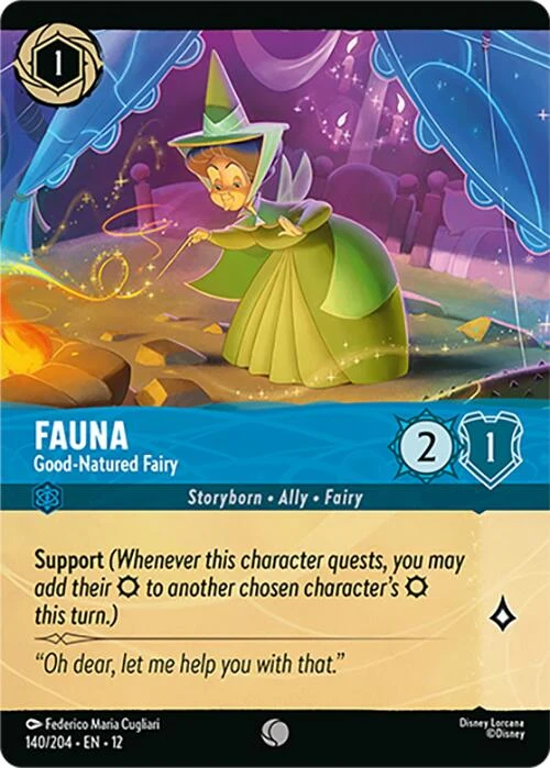 Fauna - Good-Natured Fairy (Foil) (140/204) (Wilds Unknown)