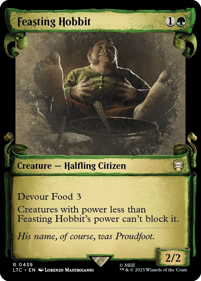 Feasting Hobbit (Showcase Scrolls) (439)