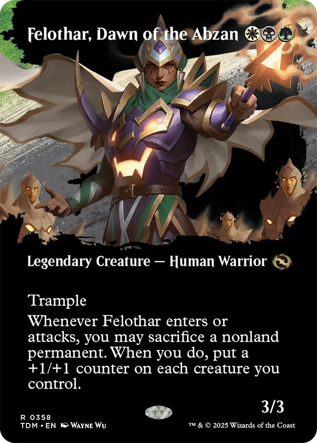 Felothar, Dawn of the Abzan (Borderless) (358) (Tarkir: Dragonstorm)