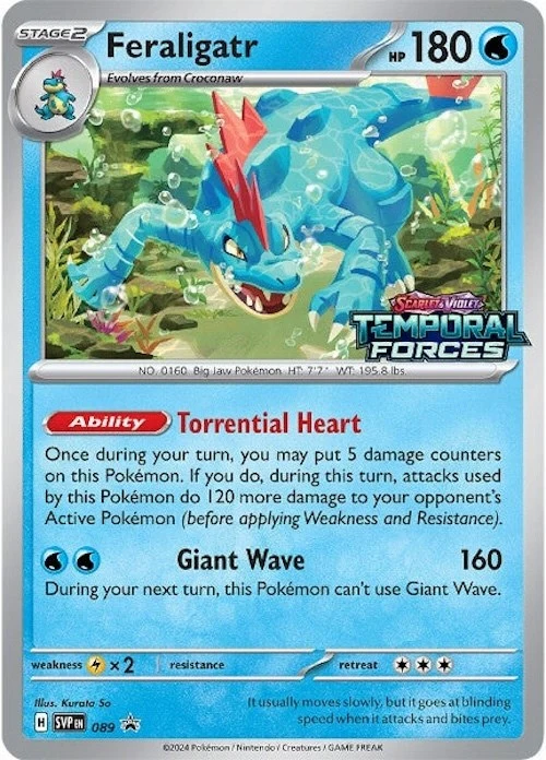 Feraligatr - 089 (Prerelease) (089) (SV: Scarlet & Violet Promo Cards)