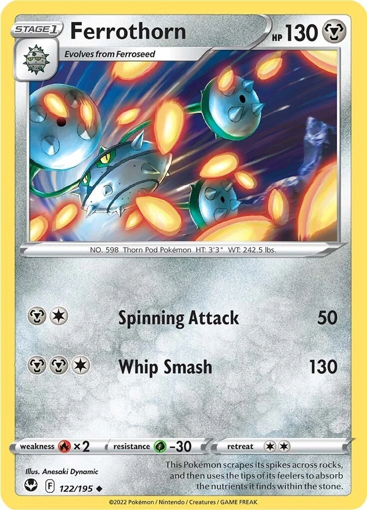 Ferrothorn (122/195) (SWSH12: Silver Tempest)