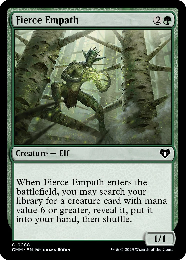 Fierce Empath (288) (Commander Masters)