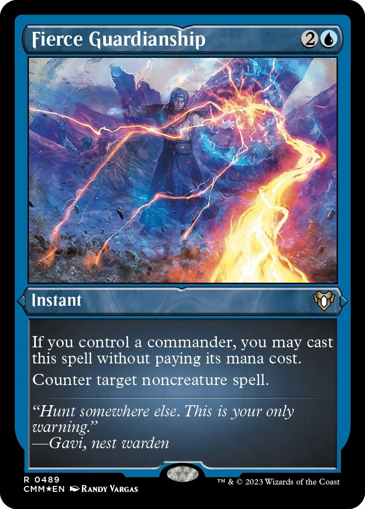 Fierce Guardianship (Foil Etched) (489) (Commander Masters)