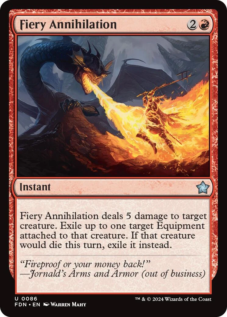 Fiery Annihilation (86) (Foundations)