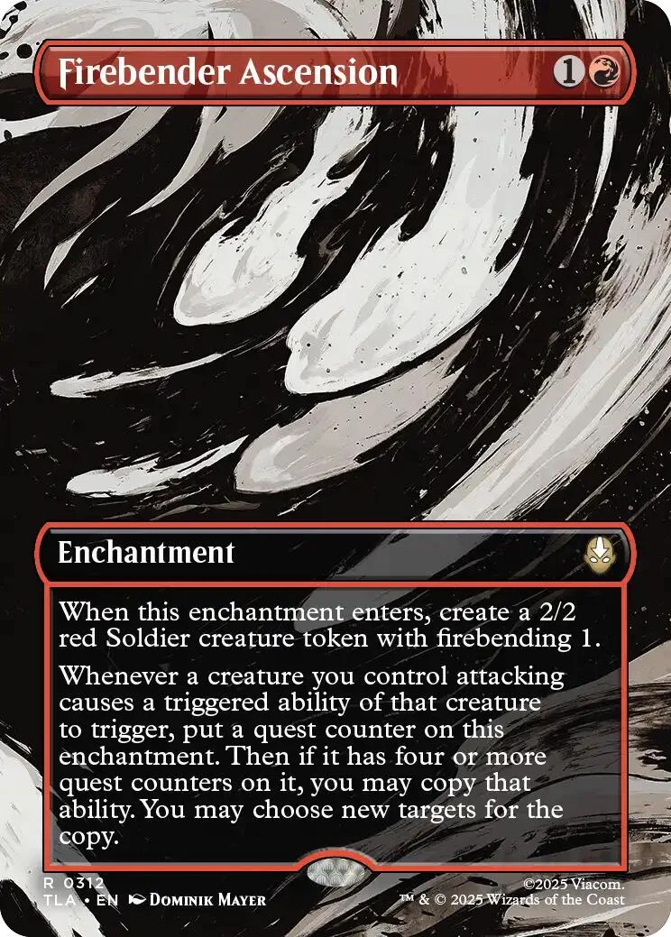 Firebender Ascension (Borderless) (312) (Avatar: The Last Airbender)