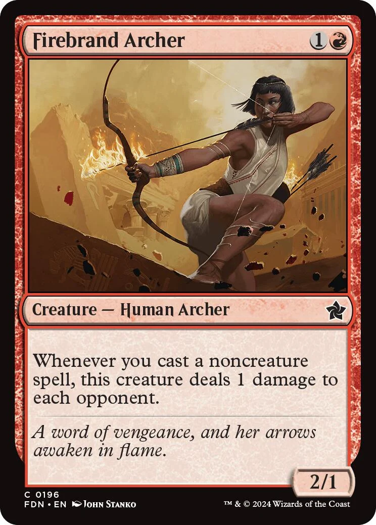 Firebrand Archer (196) (Foundations)