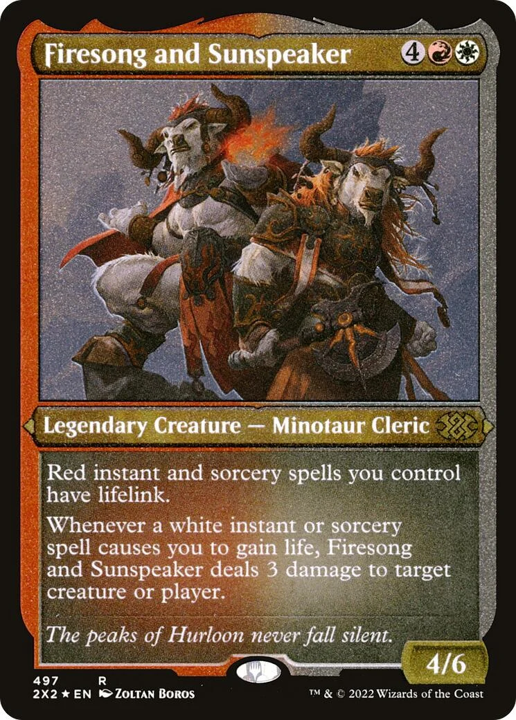 Firesong and Sunspeaker (Foil Etched) (497)