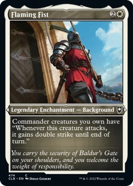Flaming Fist (Foil Etched) (474)