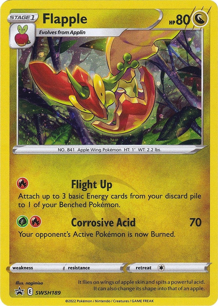 Flapple - SWSH189 (SWSH189) (SWSH: Sword & Shield Promo Cards)