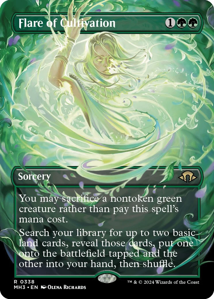 Flare of Cultivation (Borderless) (338) (Modern Horizons 3)