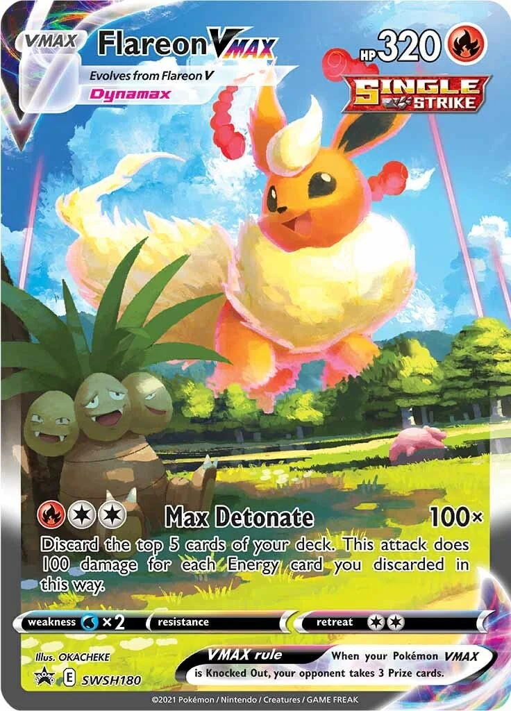 Flareon VMAX - SWSH180 (SWSH180) (SWSH: Sword & Shield Promo Cards)