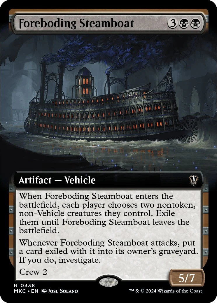 Foreboding Steamboat (Extended Art) (338) (MKC)