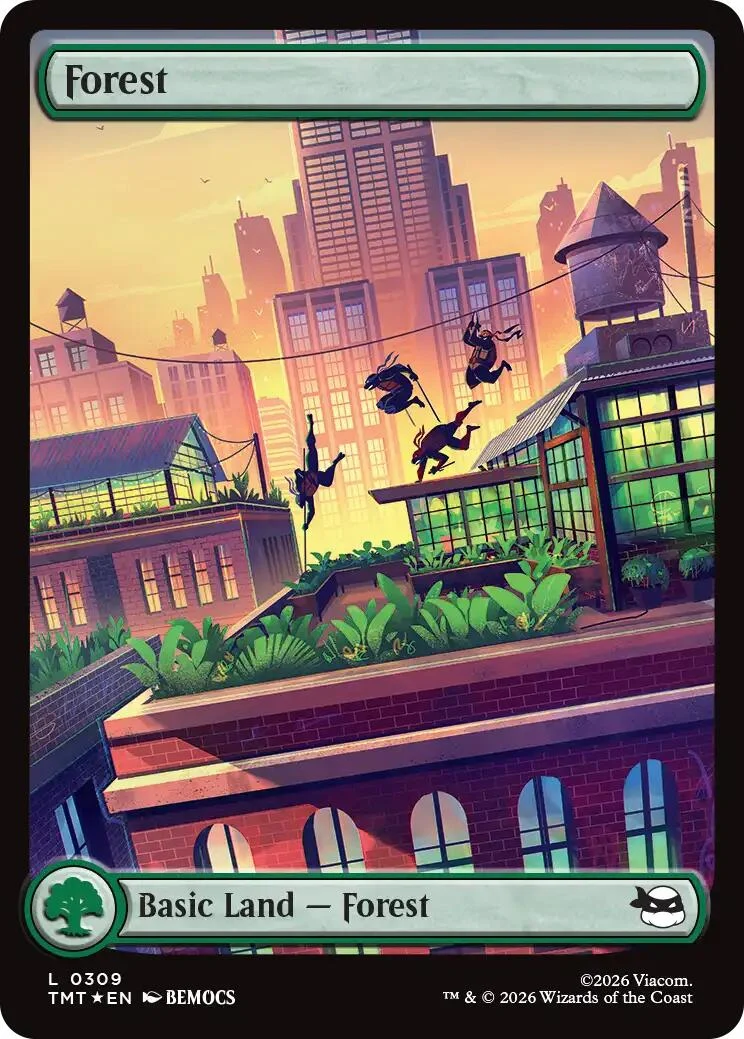 Forest (0309) (Surge Foil) (309) (Teenage Mutant Ninja Turtles)