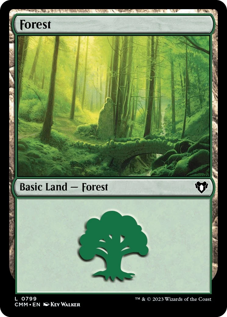 Forest (0799) (799) (Commander Masters)