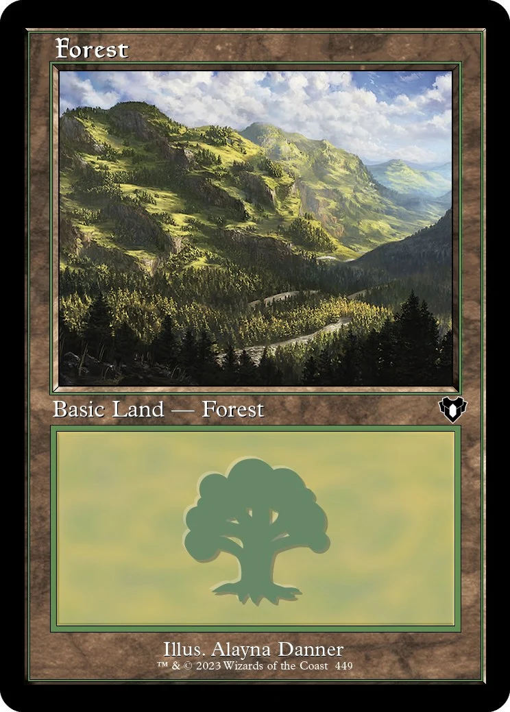 Forest (449) (Retro Frame) (449) (Commander Masters)