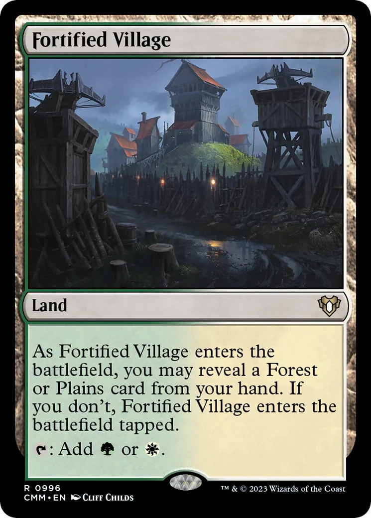 Fortified Village (996) (Commander Masters)