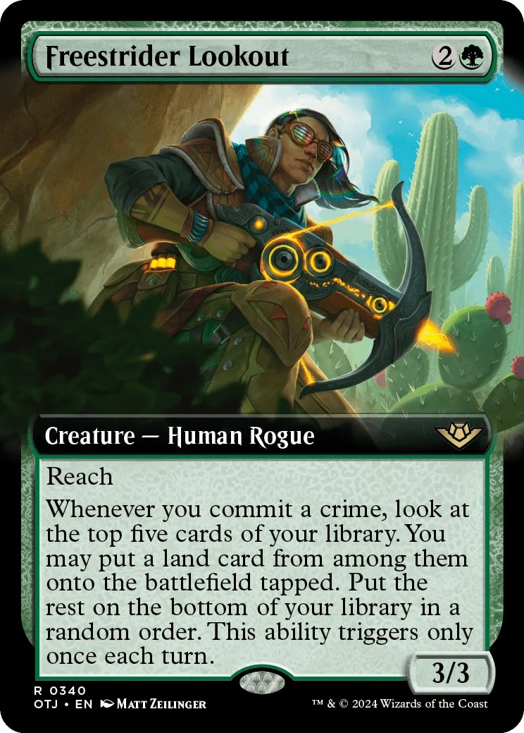 Freestrider Lookout (Extended Art) (340) (Outlaws of Thunder Junction)