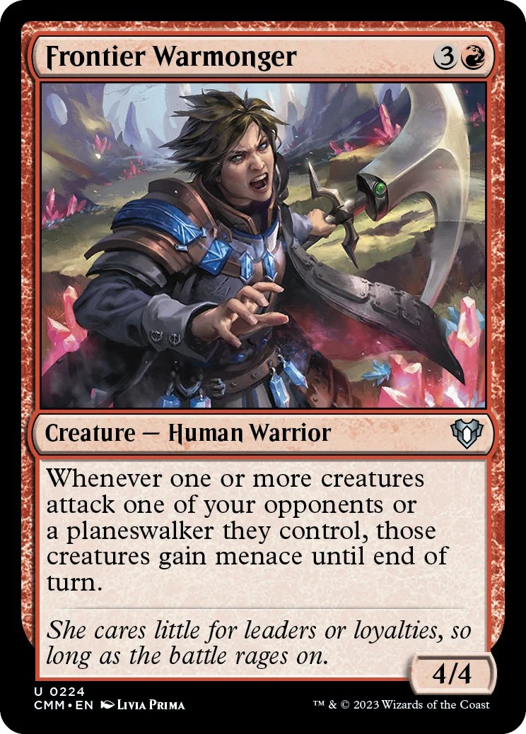 Frontier Warmonger (224) (Commander Masters)