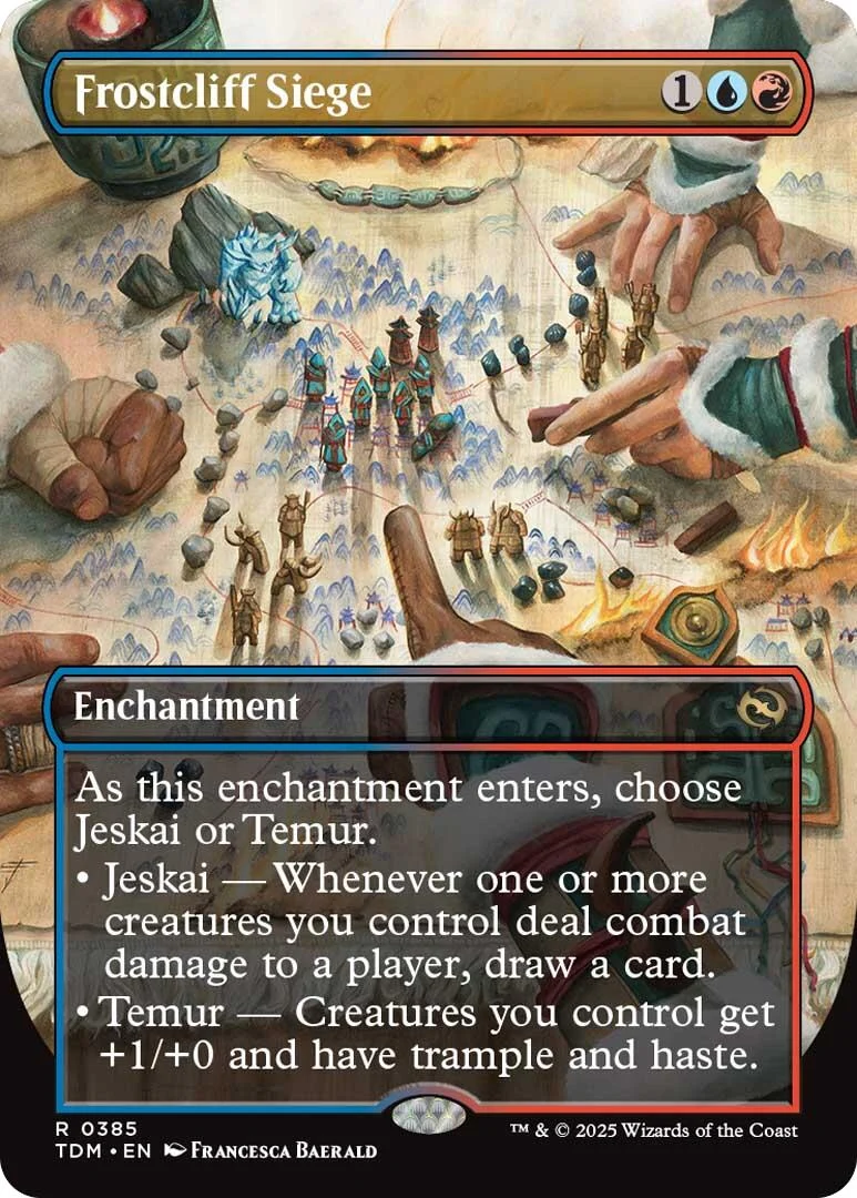 Frostcliff Siege (Borderless) (385) (Tarkir: Dragonstorm)