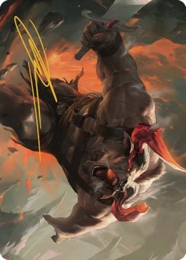 Furious Bellow Art Card (Gold-Stamped Signature) (31)
