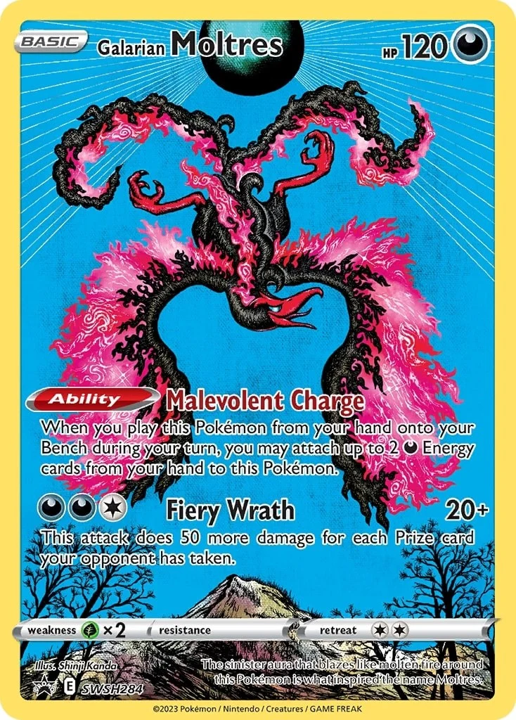 Galarian Moltres - SWSH284 (SWSH284) (SWSH: Sword & Shield Promo Cards)