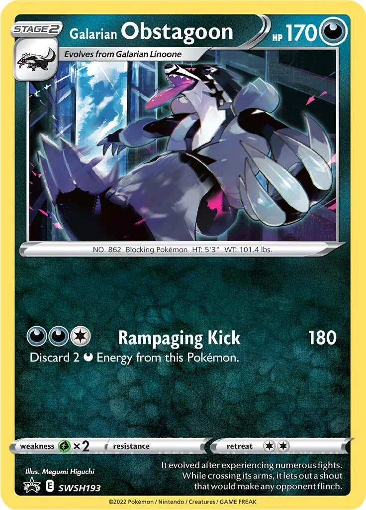 Galarian Obstagoon - SWSH193 (SWSH193) (SWSH: Sword & Shield Promo Cards)