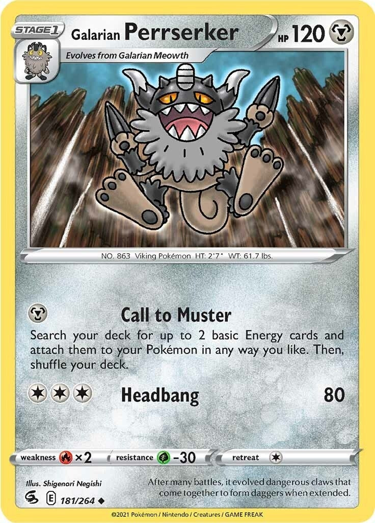 Galarian Perrserker (181/264)