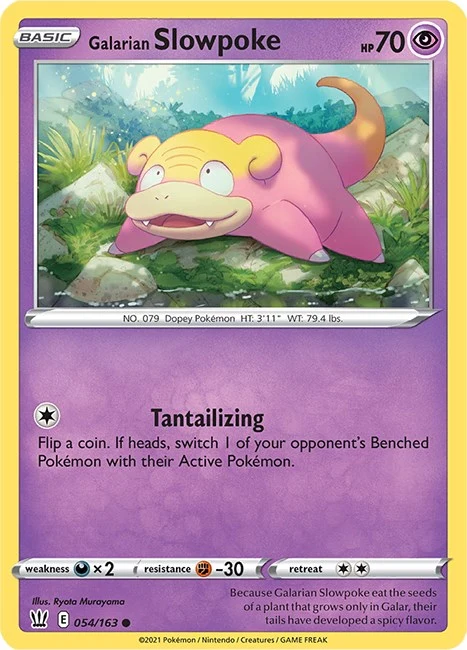 Galarian Slowpoke (054/163) (SWSH05: Battle Styles)
