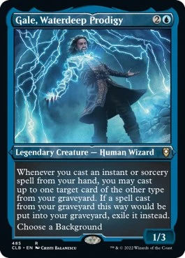 Gale, Waterdeep Prodigy (Foil Etched) (485)