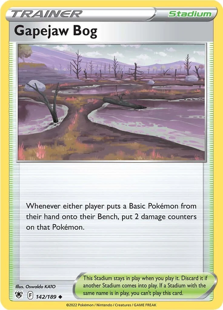 Gapejaw Bog (142/189) (SWSH10: Astral Radiance)