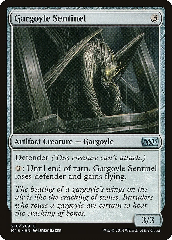 Gargoyle Sentinel (216) (Magic 2015 (M15))