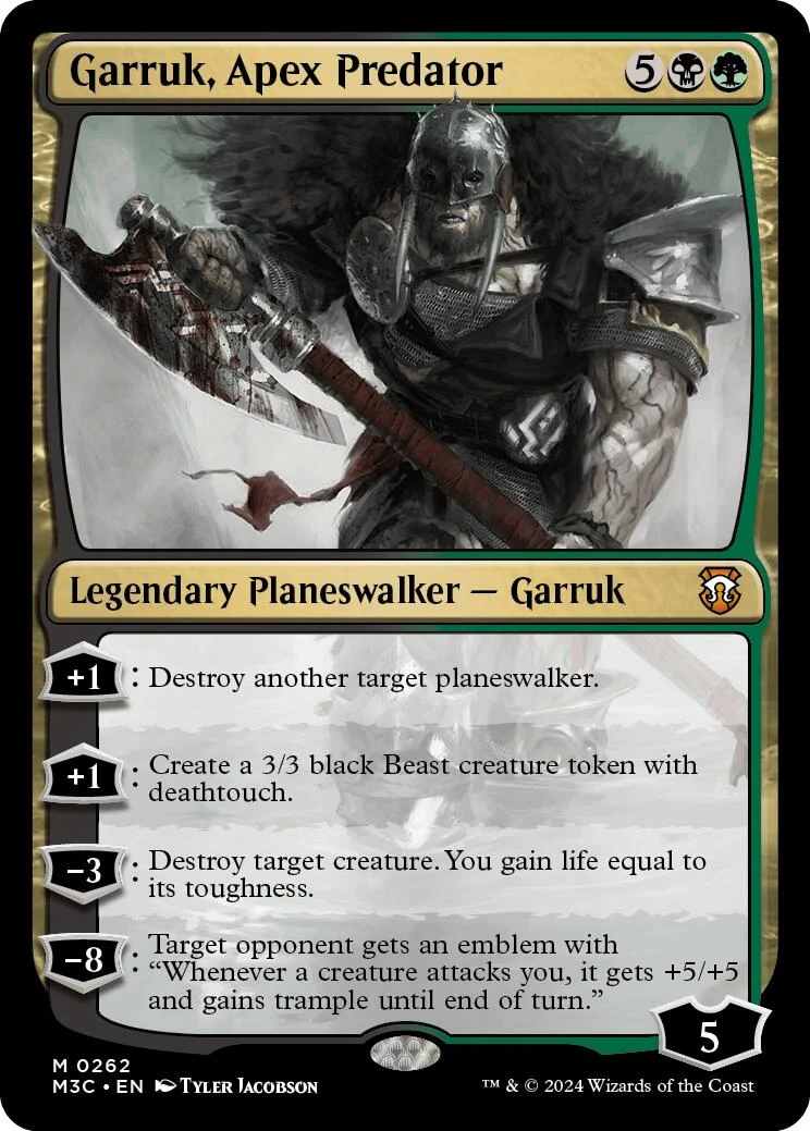 Garruk, Apex Predator (Ripple Foil) (262)