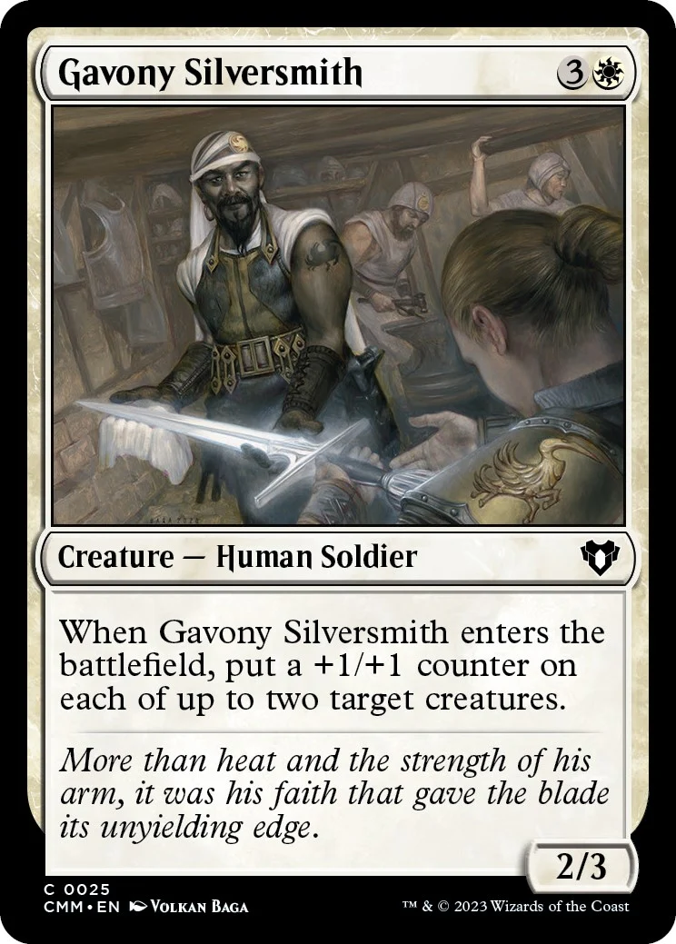 Gavony Silversmith (25) (Commander Masters)