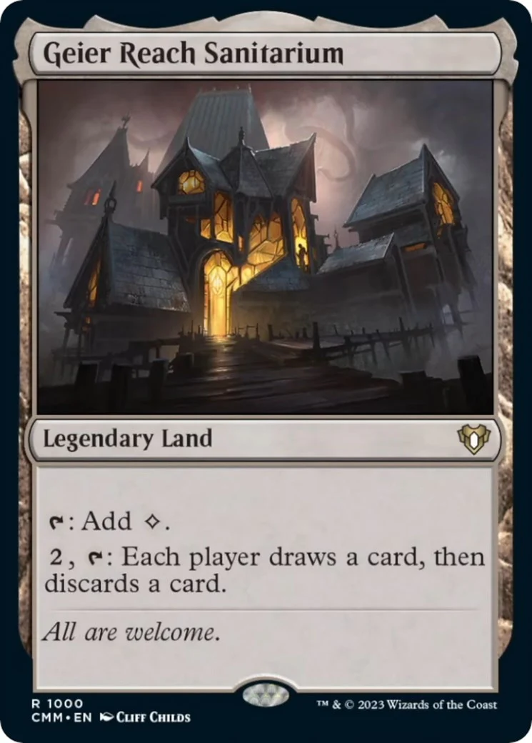 Geier Reach Sanitarium (1000) (Commander Masters)