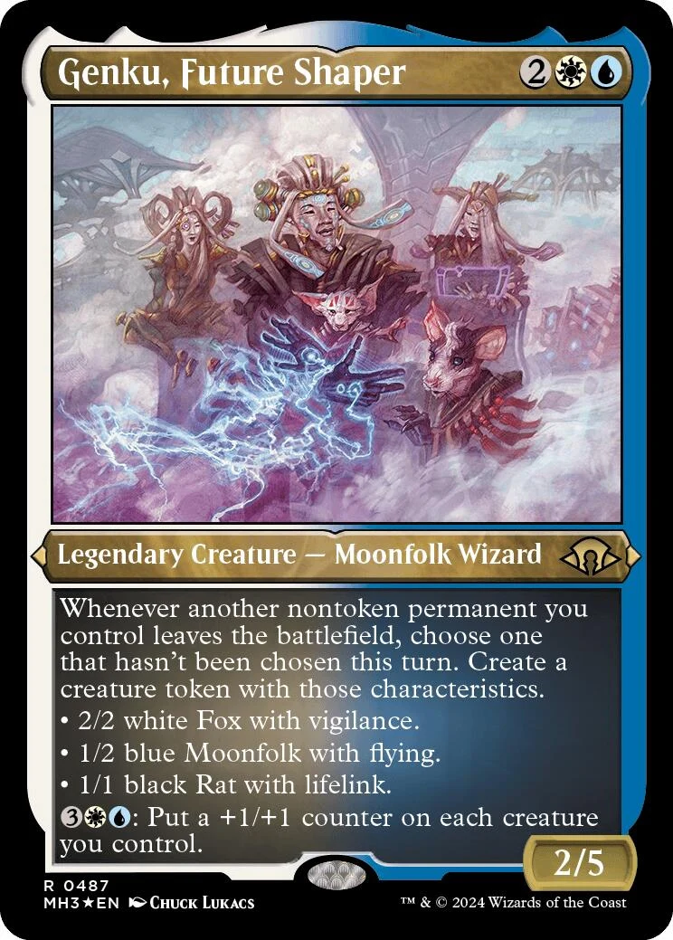 Genku, Future Shaper (Foil Etched) (487) (Modern Horizons 3)