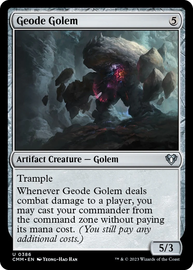 Geode Golem (386) (Commander Masters)