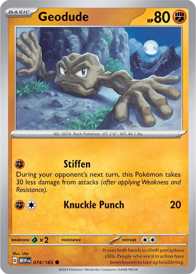 Geodude (074/165) (SV: Scarlet & Violet 151)