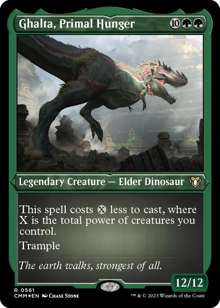 Ghalta, Primal Hunger (Foil Etched) (561) (Commander Masters)