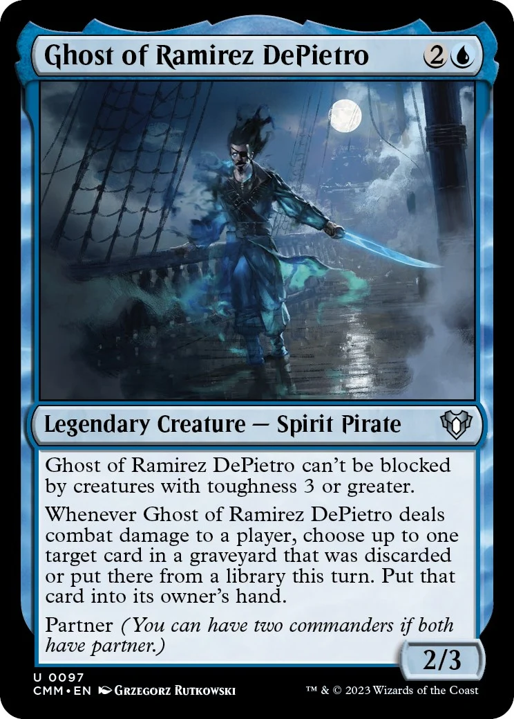 Ghost of Ramirez DePietro (97) (Commander Masters)