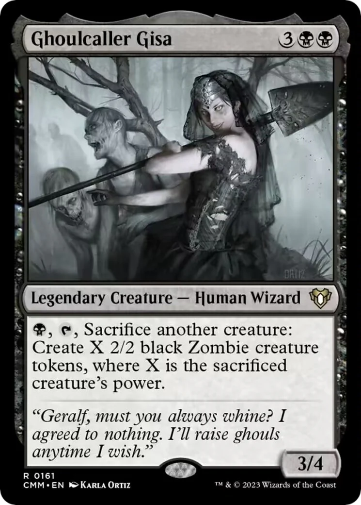 Ghoulcaller Gisa (161) (Commander Masters)