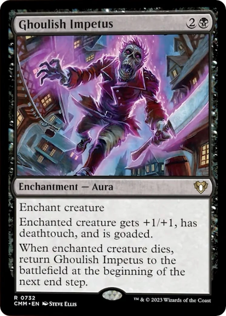 Ghoulish Impetus (732) (Commander Masters)