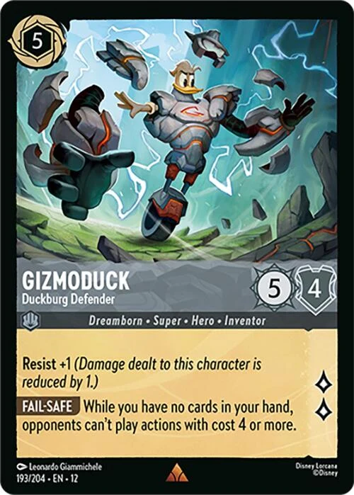 Gizmoduck - Duckburg Defender (193/204) (Wilds Unknown)